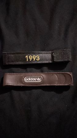 Vintage Adidas 1993 Velcro Shoe Straps