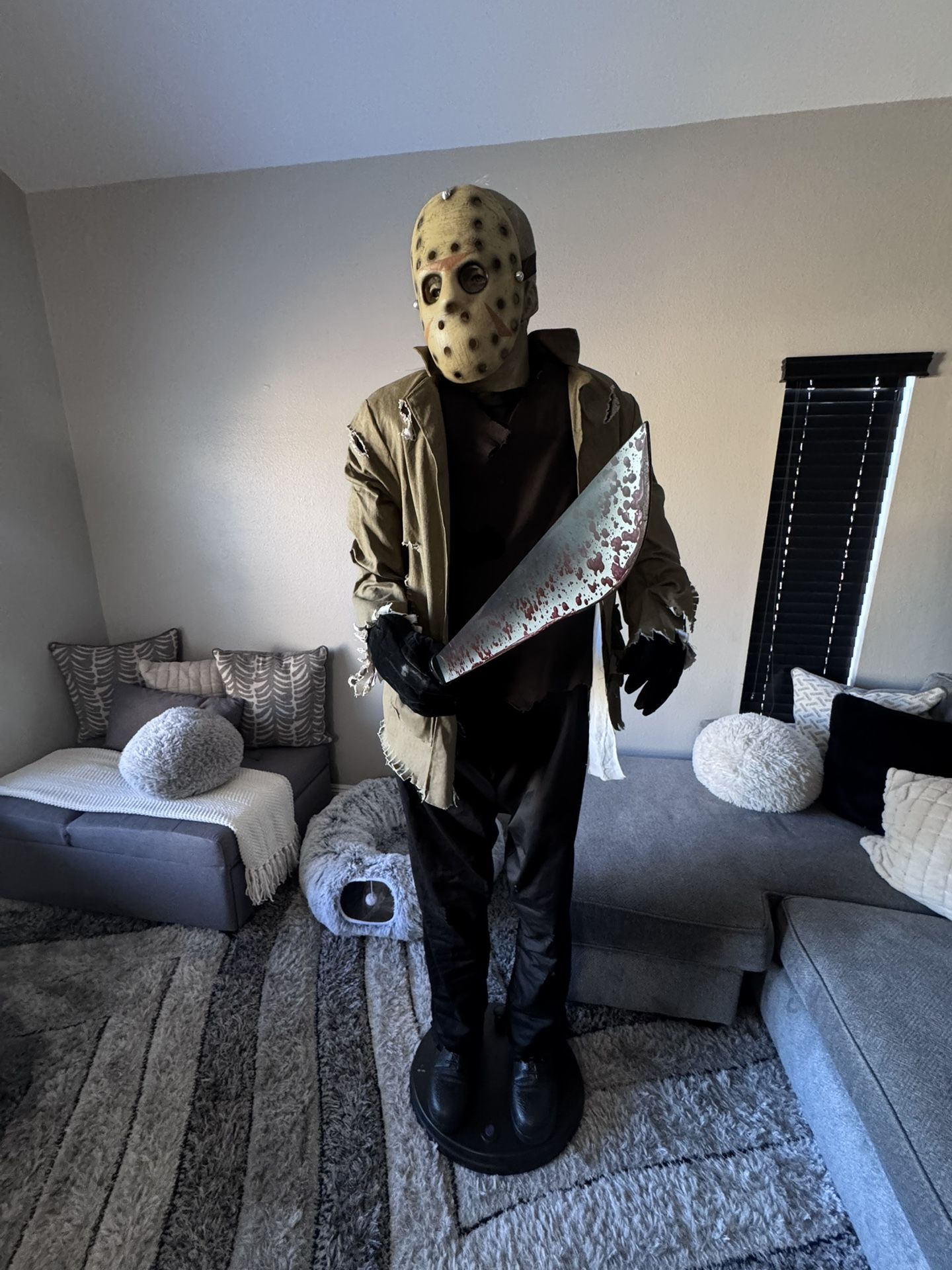 Vintage Gemmy Friday The 13th Jason Voorhees animatronic