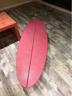 Outdoor coffee table surfboard shape