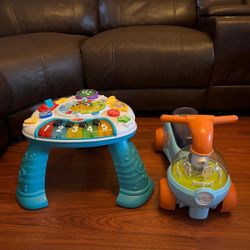 BLUEY PUSH CAR AND ACTIVITY TABLE 