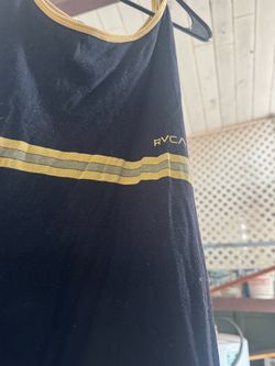 Black and yellow RVCA Tanktop