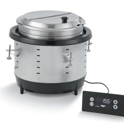 Vollrath 741101DW Mirage Silver 11 Quart Drop-in Induction Warmer