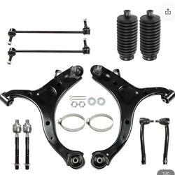 10Pcs Front Lower Control Arm Suspension Sway Bar link rods  EV800231 kit 2007-2012 Hyundai sorento  Santa Fe