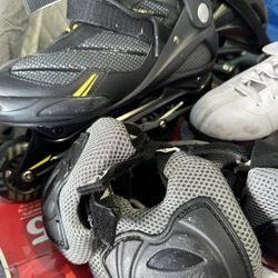 Rollarskates With Knee Protection 