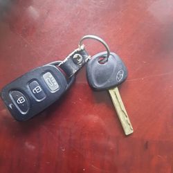 2013  Hyundai sonata keys fab