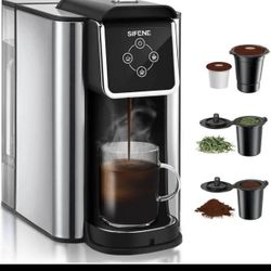Sifene 3 In 1 Single Serve Coffee Maker 