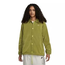 Men's Nike Sportswear Coaches Jacket Olive Green size Large DQ5005 765  NWT