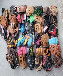 Baseball gloves $5 each (youth size) 8-11