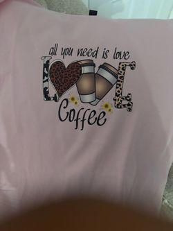 Pink Coffee Graphic T-Shirt