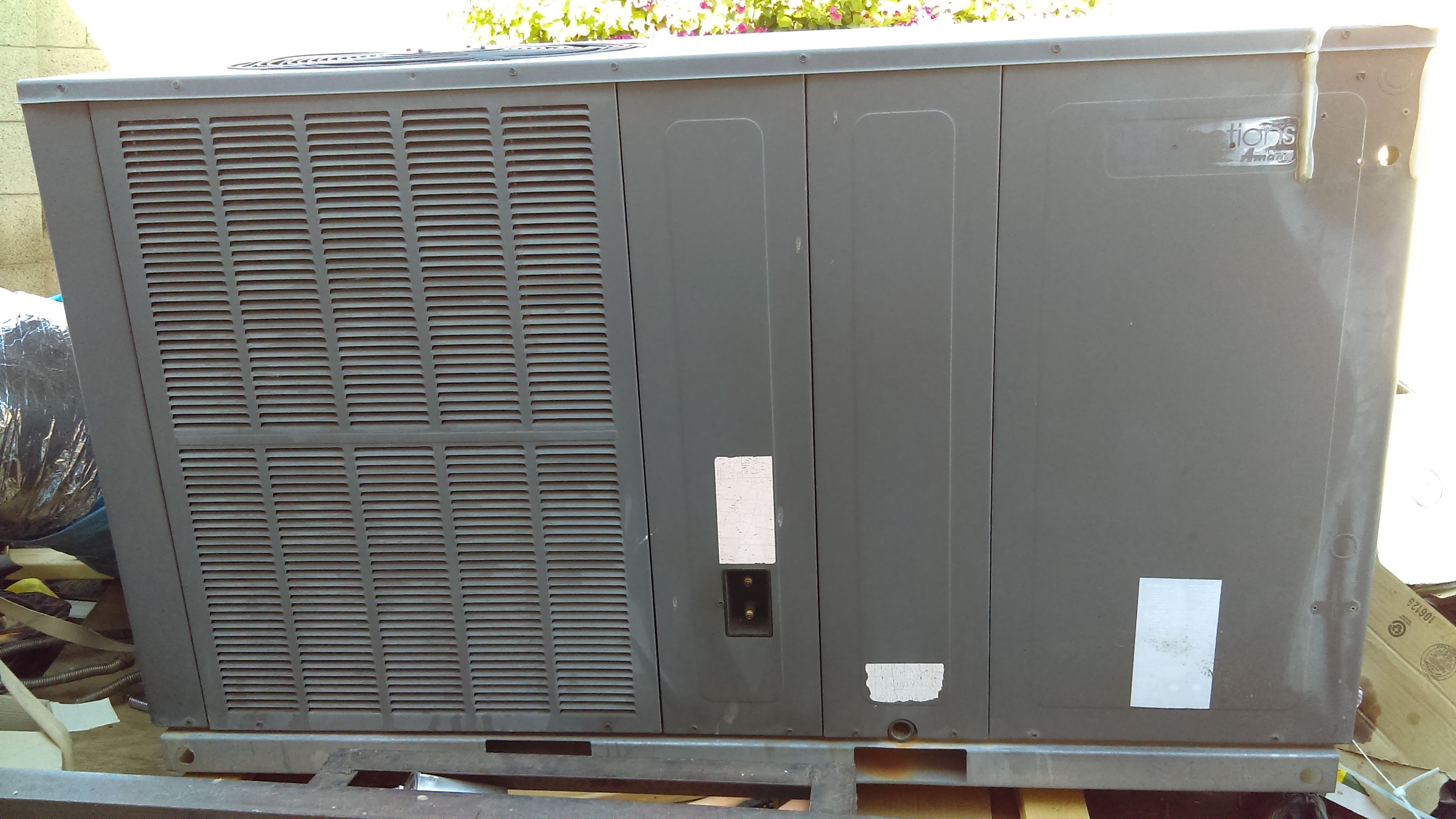 Air conditioning unit 5 ton heat pump used