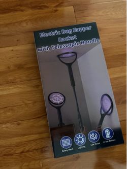 Electric Fly Swatter with Extendable Handle
