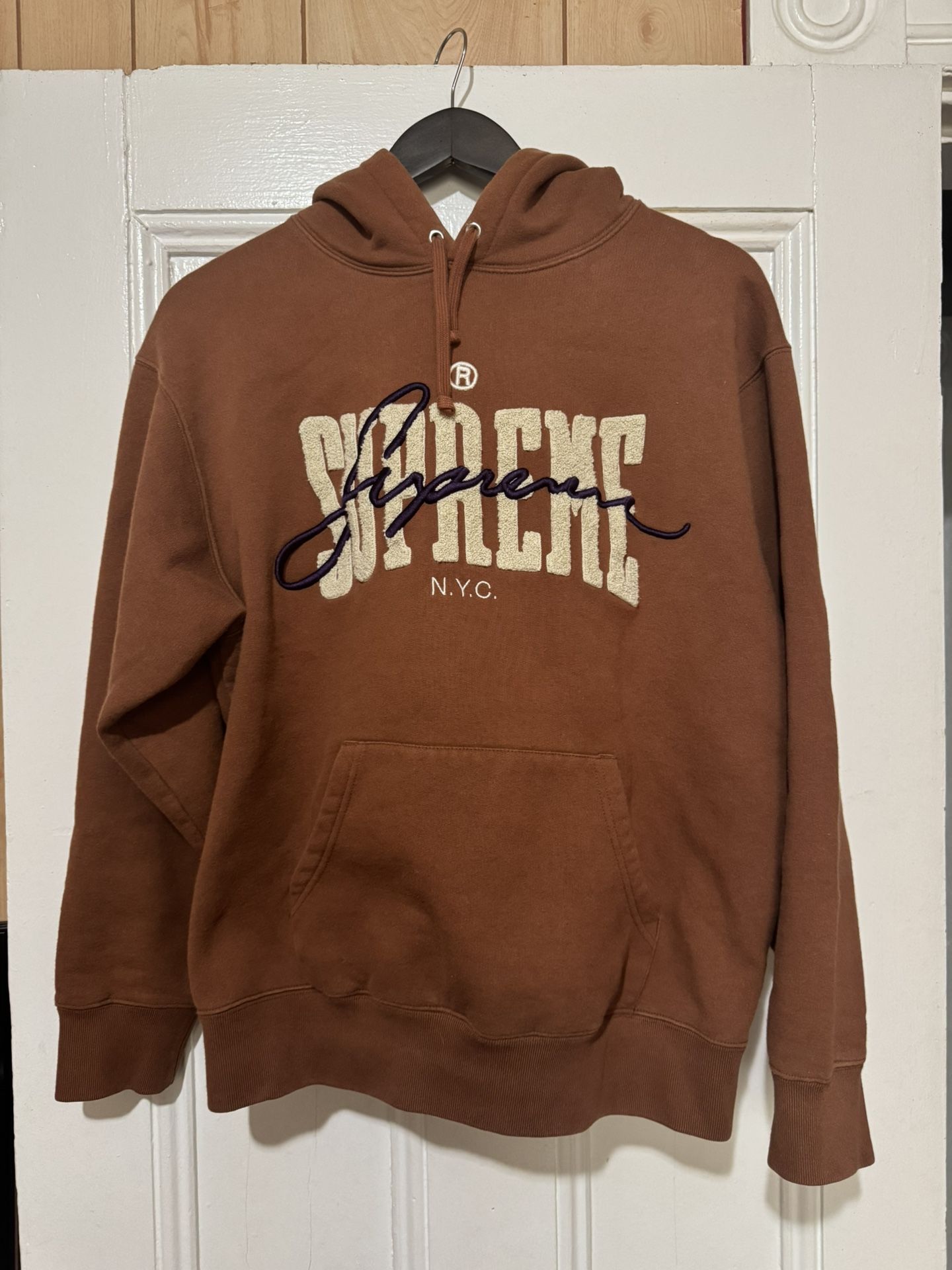 Supreme Embroidered Chenille Hoodie