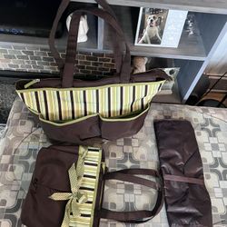 Diaper Bag Set New 