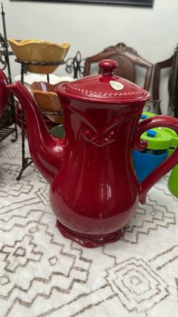 princess house berry pavilion tea pot