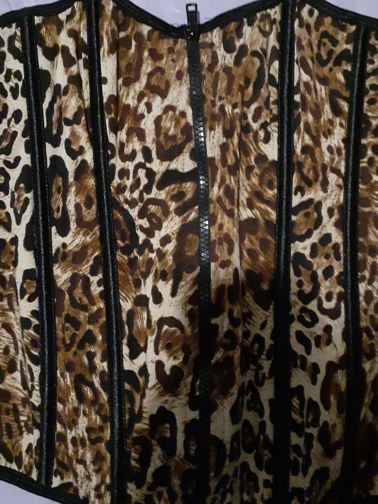 Large Leopard Corset