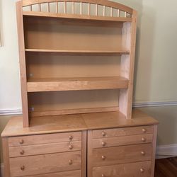 Kids’ Dresser And Shelf Set 