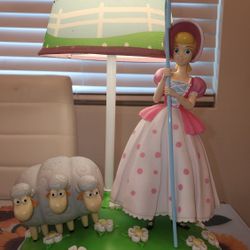 Toy Story Bo Peep Lamp With Detachable Bo Peep.