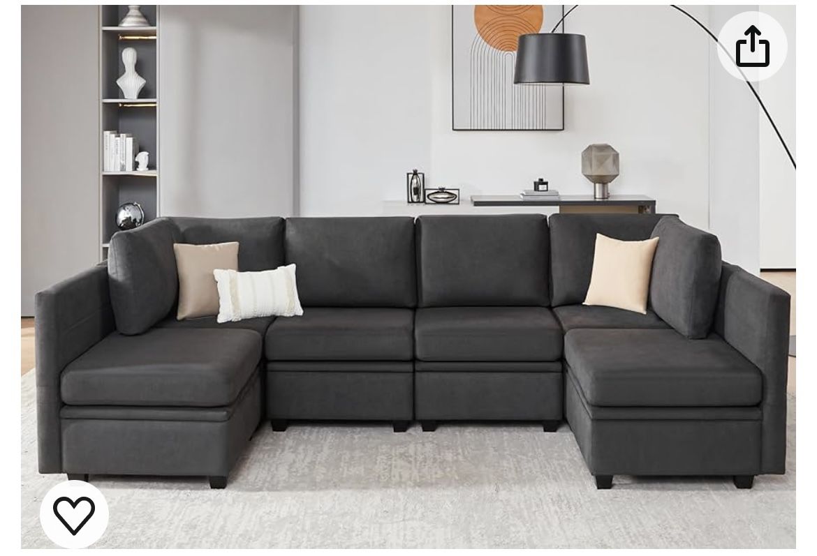 Wetrue Sectional Couch 6 Seat