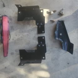 Front Bumper Flanges For 2005 Chevy Silverado 1500 Cadillac Light. Bolts. 