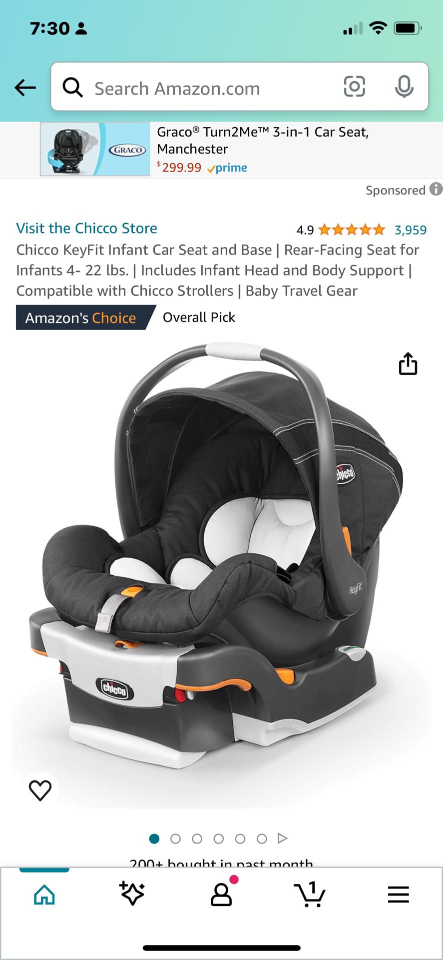 Infant Car Seat & Base 