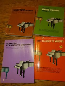 music books, Easy Classics to Moderns, Volume 17, 67, 77, 47

Sonatas and Sonatinas: Classics to Moderns, Volume 67

Easy Classics to Moderns, Volume 