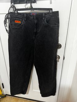 Empyre Black Baggy Denim Jeans