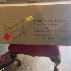 3-Tier Side Table