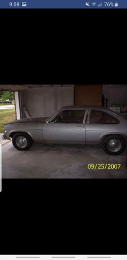 1976 Chevy Medalist Nova 2-Door 305 V8 1300 miles on rebuilt original engine(been sitting in garage for 15yrs) Body all original