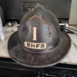 Authentic Vintage Fire Helmet
