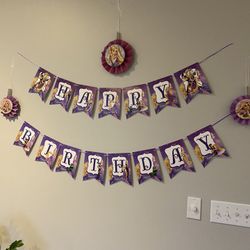 Free Rapunzel Birthday Decorations