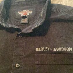 Harley Davidson Button Down Shirt
