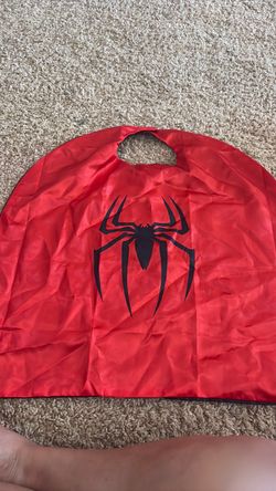 Red cape kids spider red black
