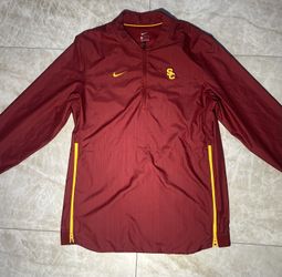 Nike USC Trojans Quarter-Zip Windbreaker Jacket (Perfect Condition)