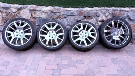 🔥 20” Maserati Wheels & Tires – Complete Set – fair condition 🔥