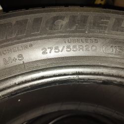 4pcs Michelin 275/55R20  Tires