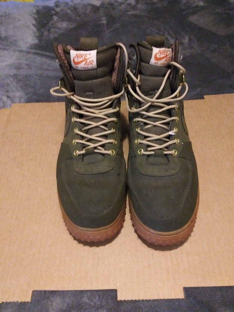 Nike Air Force 1's Duck Boots Dark Loden...Give Me An Offer
