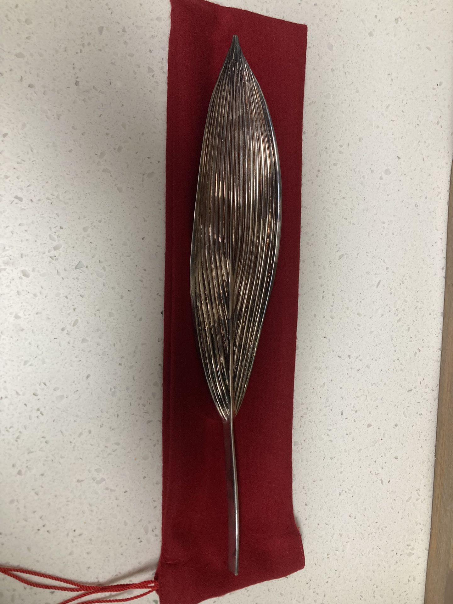 Tane Sterling Silver Leaf