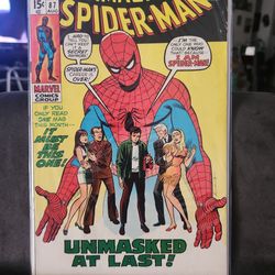 Marvel Spider Man 87 comic  high mid grade