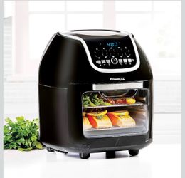 PowerXL Vortex Air Fryer Pro Plus 10 Quart Capacity, Black, 1700 Watts