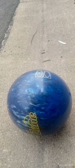 Brunswick Zone Bowling Ball Blue Swirl