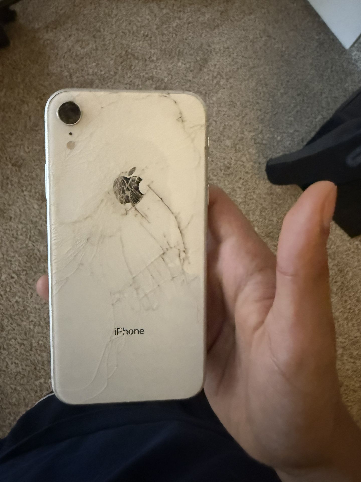 Cracked iPhone XR