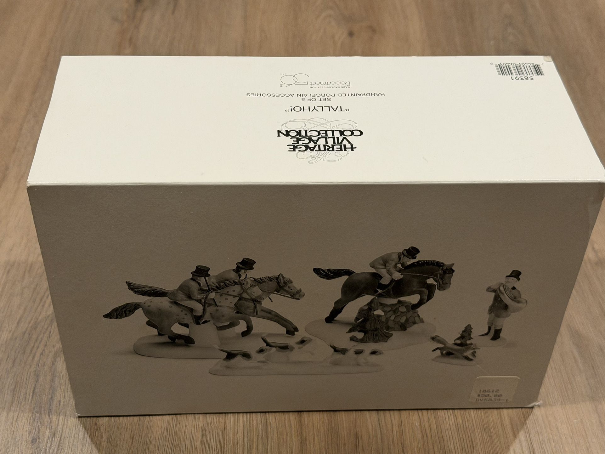 Dept. 56 Heritage Village Collection Tallyho! 58391 Set of 5