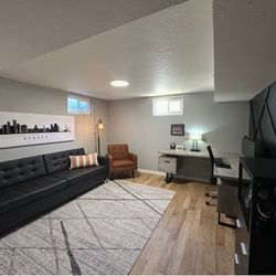 Grey And Black Area Rug