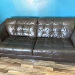 Leather Couch “Real Leather” 