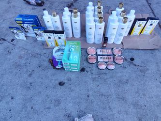 Shampoo and Conditioner, Lotion, Razors, Makeup, and Doggy Spray Bark Collar