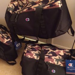 Camo Champion Gym Bags