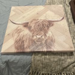 Wall Art Cow