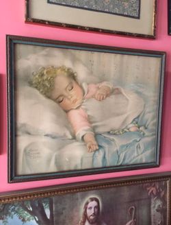 Beautiful Vintage Large Print by Annie Benson Muller