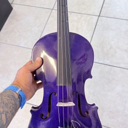Mendini By Cecilio Violin MA Purple