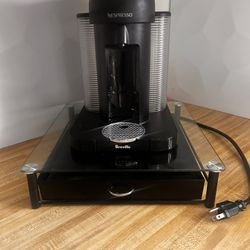 Nespresso Coffee Maker And Pod Drawer